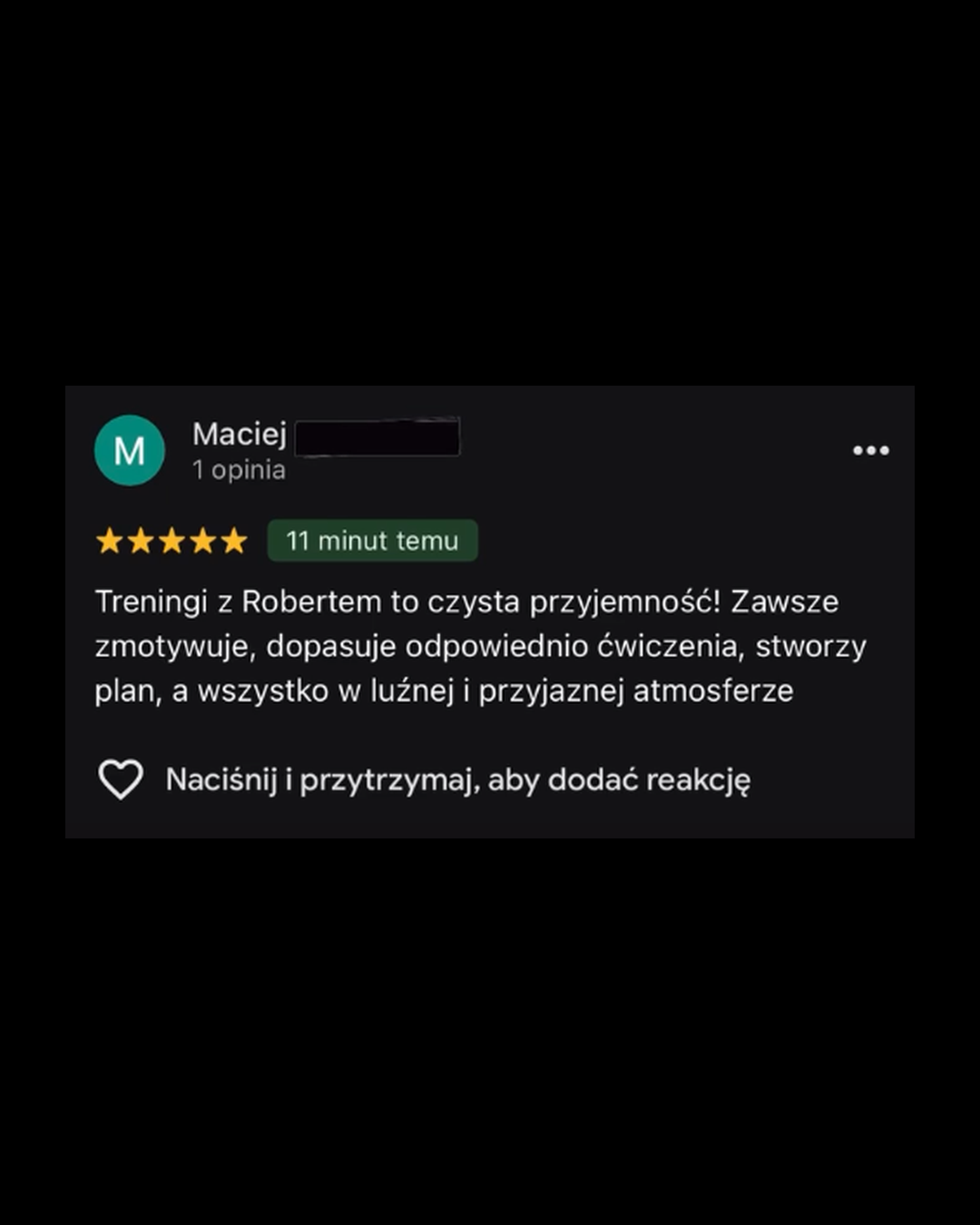 Opinia Google 6