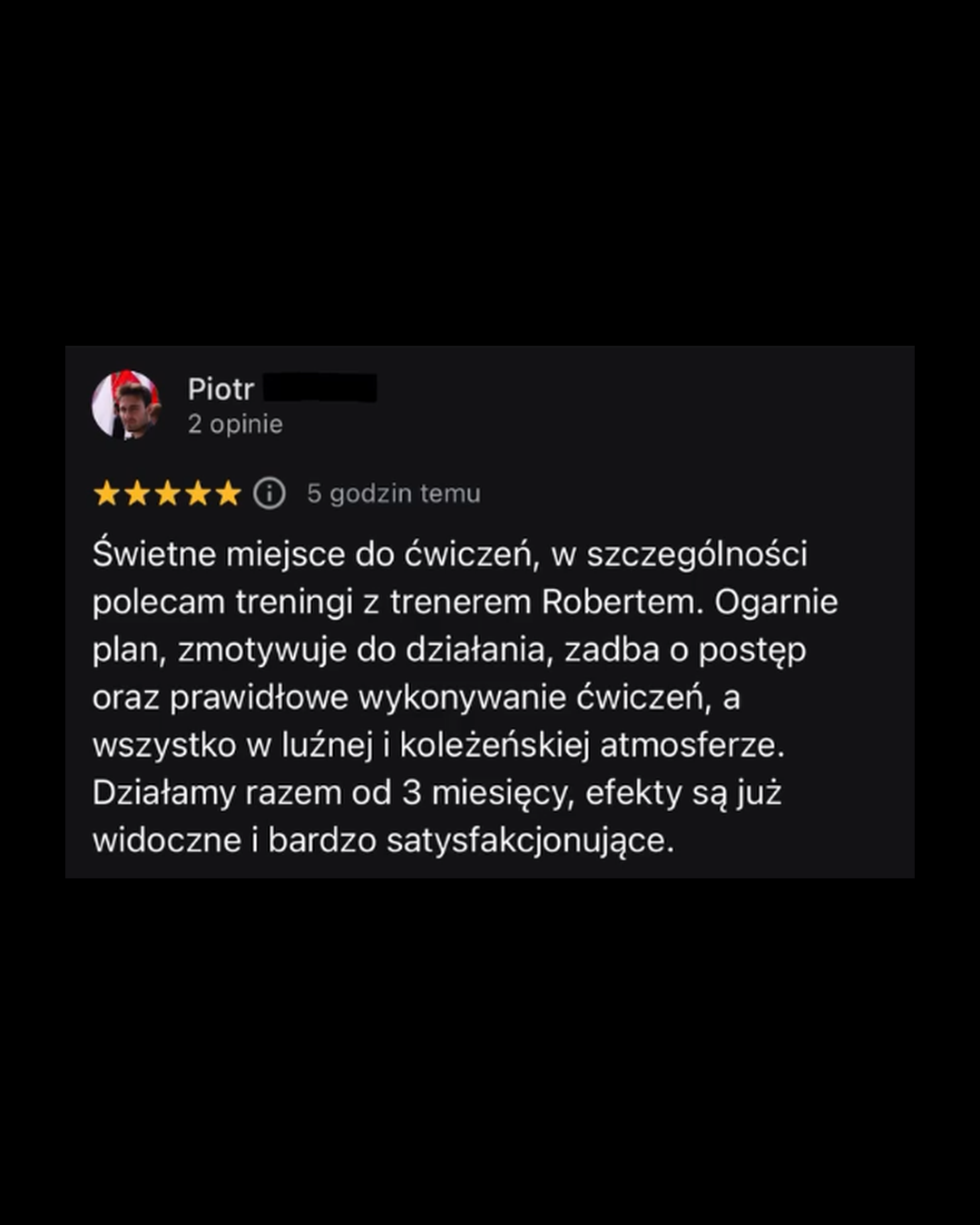Opinia Google 2