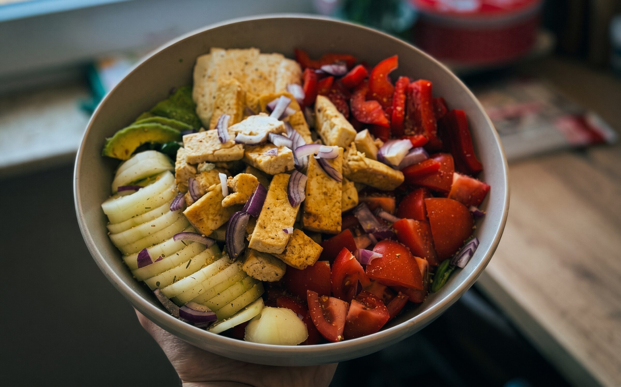 Bowl warzywny z tofu